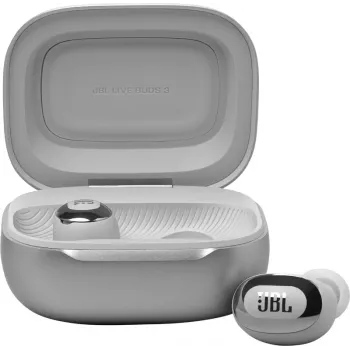 JBL Live Buds 3 Headset Ασύρματο In-Ear Κλήσεις/Μουσική/Άθληση/Καθημερινή Χρήση Bluetooth Ασημί