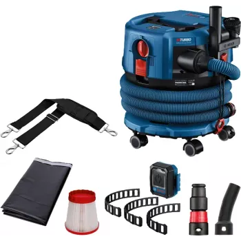 Bosch GAS 18V-12 MC Professional 12 L Κυλινδρική Σκούπα Στεγνή & Υγρή Combi