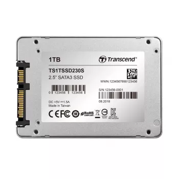 TRANSCEND SSD 230s 1TB 2.5in SATA III 6Gb/s TLC θήκη αλουμινίου