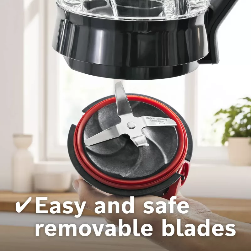 Bosch Serie 4 MMB6177S μπλέντερ 1,5 L επιτραπέζιο μίξερ 1200 W μαύρο, ασημί