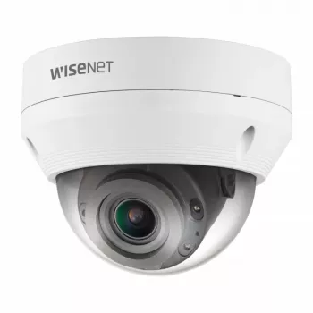 Hanwha Vision QNV-7082R WiseNet Q θολωτή IP κάμερα IR εξωτερικού χώρου ανθεκτική στον βανδαλισμό, 4 MP, 3,2 mm, PoE, IP66, IK10, λευκή