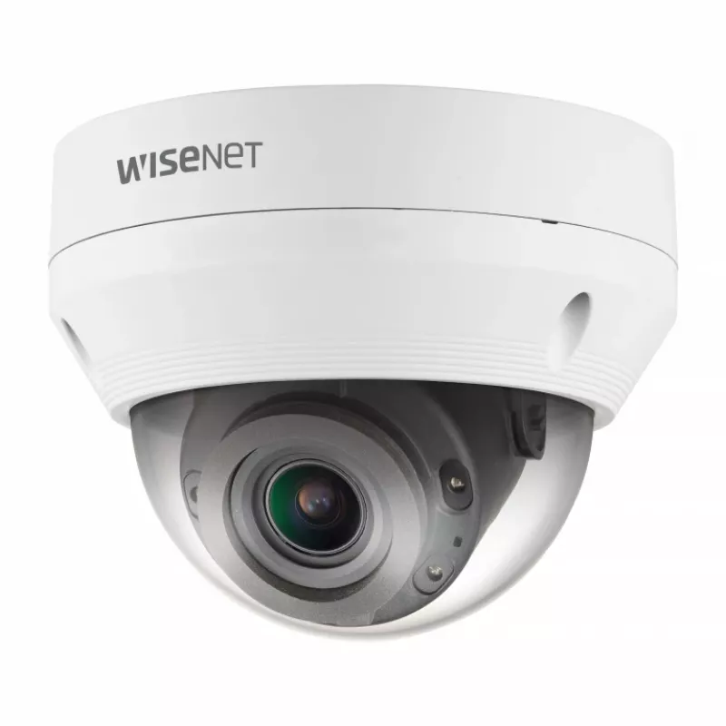 Hanwha Vision QNV-7082R WiseNet Q θολωτή IP κάμερα IR εξωτερικού χώρου ανθεκτική στον βανδαλισμό, 4 MP, 3,2 mm, PoE, IP66, IK10, λευκή