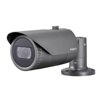 Hanwha Vision QNO-7082R WiseNet Q κάμερα IP τύπου bullet εξωτερικού χώρου, 4 MP, 3,2–10 mm, οπτικό ζουμ 3,1x, ημέρας/νύχτας, γκρι