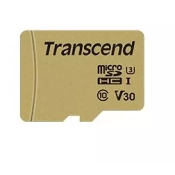 TRANSCEND Κάρτα Micro-SDHC 500s 8 GB UHS-I U1 MLC με αντάπτορα