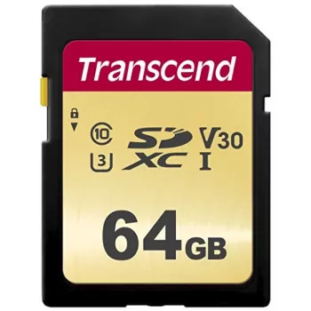 Μνήμη flash Transcend 64GB SDXC UHS-I 500S