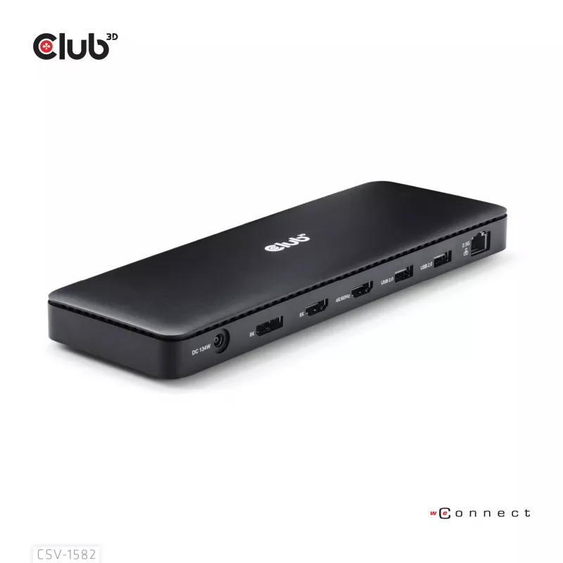 CLUB3D Thunderbolt™ 4 Certified 12-in-1 Σταθμός σύνδεσης