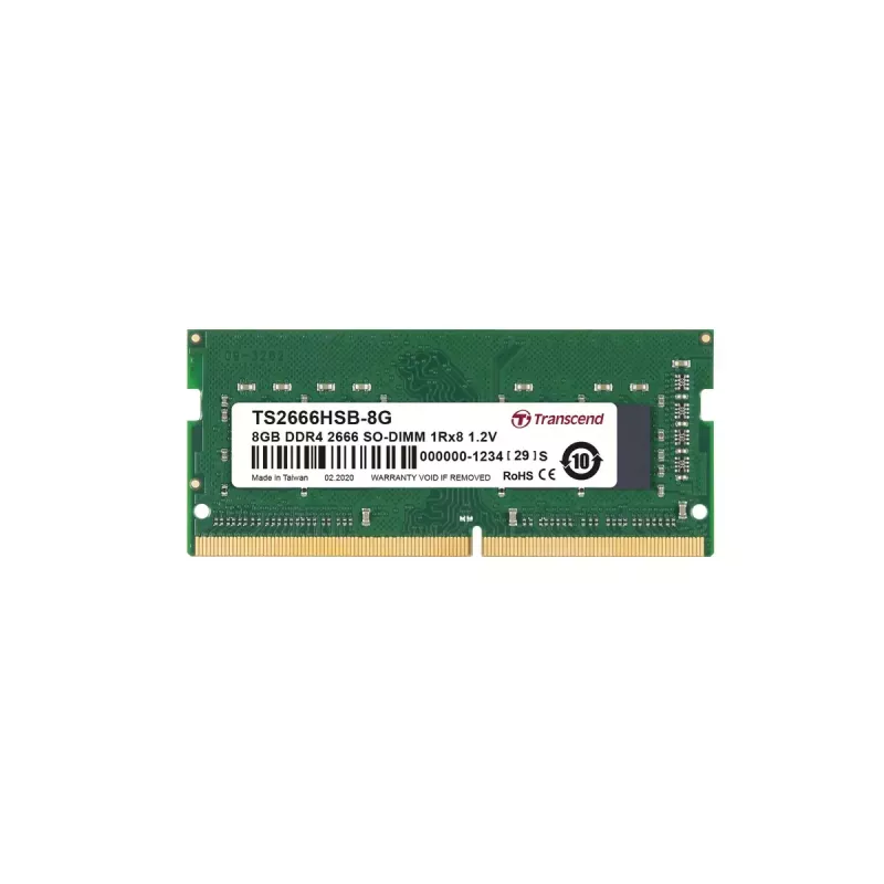 Μνήμη Transcend DDR4 SO-DIMM 8GB 2666MHz