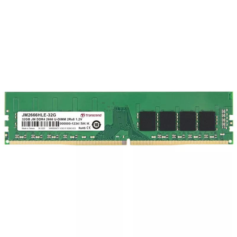 Transcend JetRAM JM2666HLE-32G μονάδα μνήμης 32 GB DDR4 2666 MHz 288 ακίδων CL19