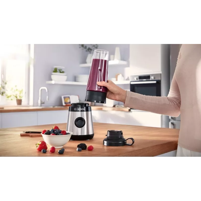 Bosch VitaPower MMB2111M μπλέντερ 0,6 l επιτραπέζιο μπλέντερ 450 W ανοξείδωτο ατσάλι