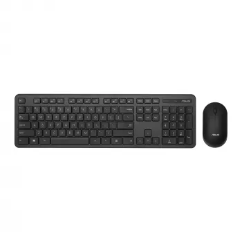 ASUS CW100 Πληκτρολόγιο Ποντίκι περιλαμβάνεται Universal RF ασύρματο + USB Μαύρο