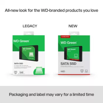 WESTERN DIGITAL SSD - WD Green - 500GB - SATA 6Gb/s - 2,5 ίντσες/7 mm θήκη