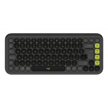 Logitech POP Icon Keys Πληκτρολόγιο Universal Bluetooth QWERTY US International Graphite Πράσινο