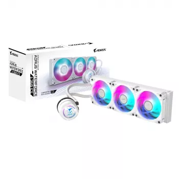 GIGABYTE AORUS WATERFORCE II 360 ICE AIO Υδρόψυκτη CPU - 3x120mm ARGB ανεμιστήρες, μηχανισμός συρόμενου κλειδώματος, DAISY-CHAIN, συμβατό με Intel LGA 1851 και AMD AM5