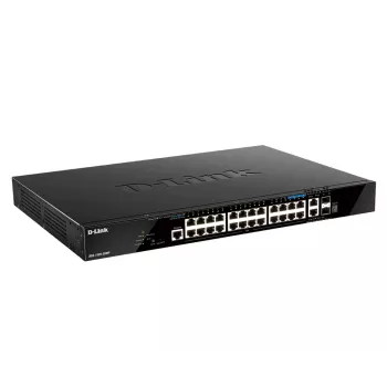 D-Link DGS-1520-28MP/E Δικτυακός διακόπτης Managed L3 Gigabit Ethernet (10/100/1000) Power over Ethernet (PoE) 1U Μαύρο