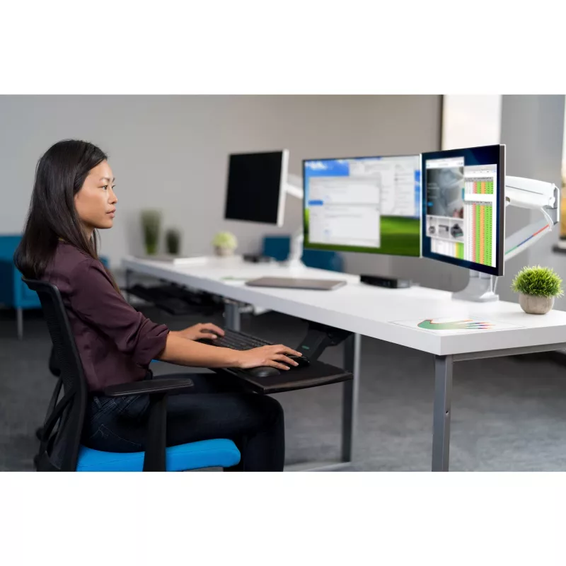 Kensington SmartFit One-Touch ρυθμιζόμενος καθ' ύψος βραχίονας διπλής οθόνης