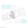 Neomounts DS15-630WH1 Βάση tablet για γραφείο και τοίχο 9,7-11 inch - κλειδωνόμενη