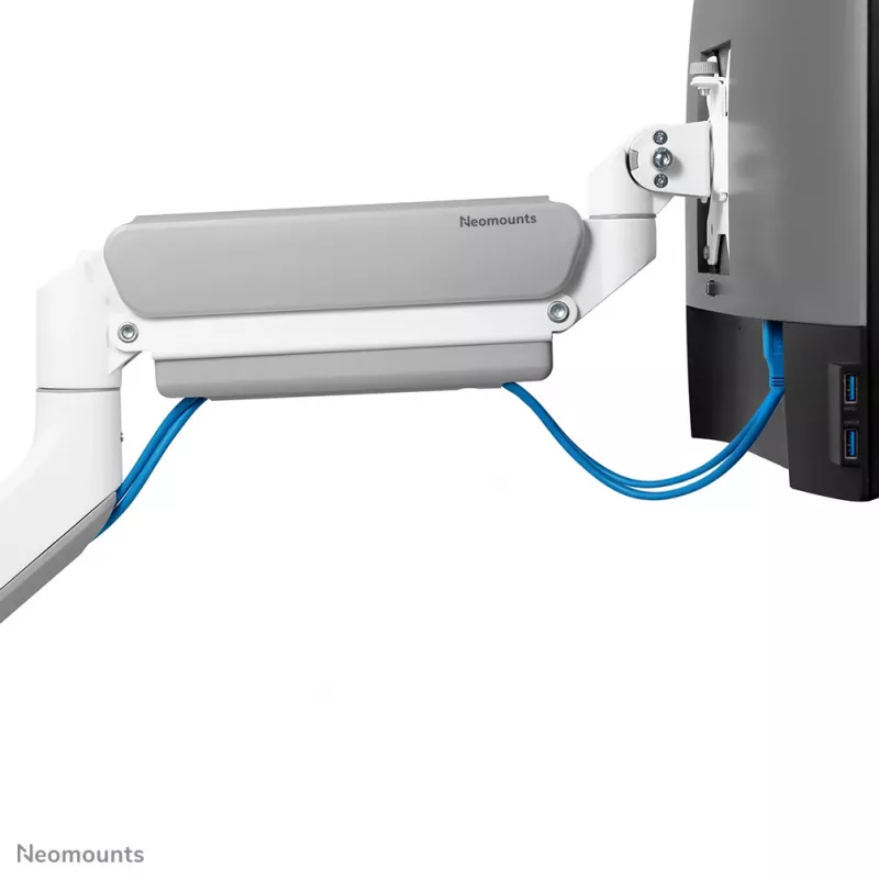 Neomounts DS70-450WH1 Βραχίονας οθόνης 17-42 inch - γκάζι - Topfix - 180°-Stopp