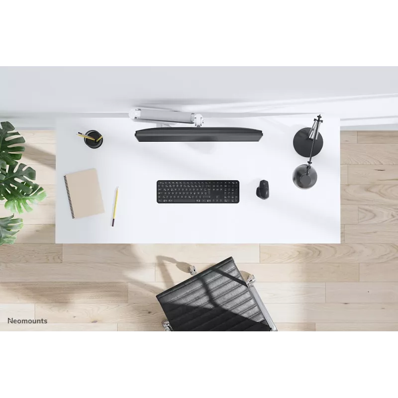 Neomounts DS70-450WH1 Βραχίονας οθόνης 17-42 inch - γκάζι - Topfix - 180°-Stopp