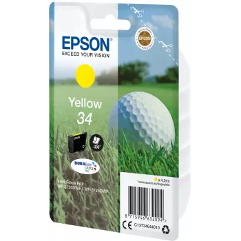 Epson Golfball Ατομική συσκευασία Κίτρινο 34 DURABrite Ultra μελάνι
