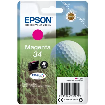 Μελανοδοχείο Epson 34 Ματζέντα 300 σελίδες C13T34634010
