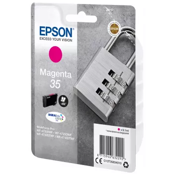Epson Padlock Συσκευασία Τεμαχίου Magenta 35 DURABrite Ultra Μελάνι