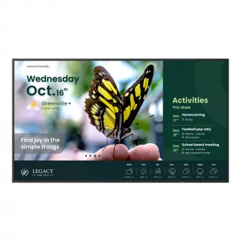 BenQ ST6504 Οθόνη Ψηφιακής Σήμανσης Επίπεδη Οθόνη 165,1 cm (65 inch) LCD 350 cd/m² 4K Ultra HD Μαύρο Ενσωματωμένος Επεξεργαστής Android 18/7