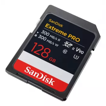 Μνήμη Flash SanDisk Extreme PRO 128 GB SDXC UHS-II Μοντέλο SDSDXDM-128G-GN4IN