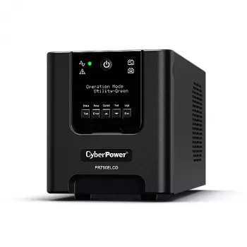 CyberPower PR750ELCD UPS (σύστημα αδιάλειπτης παροχής ισχύος) Line-Interactive 0,75 kVA 675 W 6 έξοδοι AC