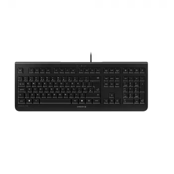 CHERRY KC 1000 Ενσύρματο πληκτρολόγιο, Μαύρο, USB (QWERTY – UK), Full-Size (100 %), Ενσύρματο, USB, QWERTY, Μαύρο