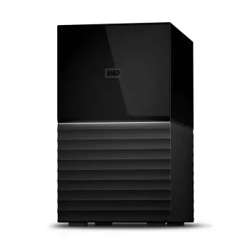 WD My Book Duo WDBFBE0360JBK εξωτερικός αποθηκευτικός χώρος RAID 36 TB (2x 18 TB HDD), USB-C 3.2 Gen 1, RAID 0/1/JBOD, κρυπτογράφηση υλικού AES 256 bit, μαύρο