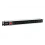 Equip 333319 Μονάδα διανομής ισχύος (PDU) 6 έξοδοι AC 1U Μαύρο