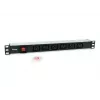 Equip 333319 Μονάδα διανομής ισχύος (PDU) 6 έξοδοι AC 1U Μαύρο