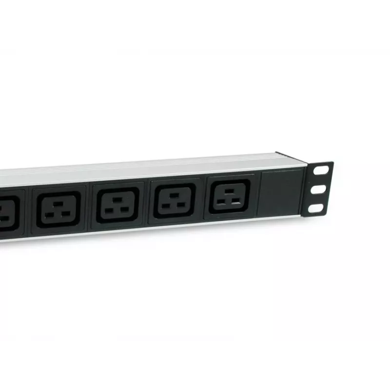 Equip 333319 Μονάδα διανομής ισχύος (PDU) 6 έξοδοι AC 1U Μαύρο