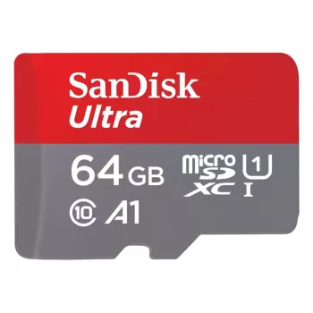 WESTERN DIGITAL SanDisk Ultra micro SDXC 64 GB plus Προσαρμογέας SD 140 MB/s A1 Class 10 UHS-I – Συσκευασία 2 τεμ.