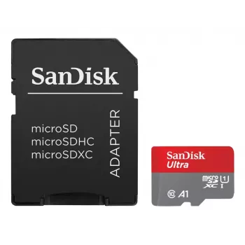 WESTERN DIGITAL SanDisk Ultra micro SDXC 128GB plus Προσαρμογέας SD 140 MB/s A1 Class 10 UHS-I – Συσκευασία 2 τεμ.