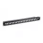 Equip Patchpanel 24 Θέσεων Keystone Cat.6A Θωρακισμένο, Μαύρο