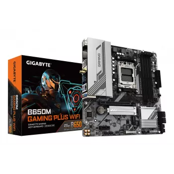 GIGABYTE B650M GAMING PLUS WIFI Μητρική - AMD Ryzen 9000 CPUs, 5+2+2 φάσεις VRM, έως 8000 MHz DDR5, 2x PCIe 4.0 M.2, 2,5 GbE LAN, WIFI 6E, USB 3.2 Gen 1