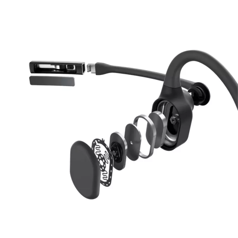 SHOKZ C110-AI-BK-EN Ακουστικά/Headset Ασύρματα Ear-Hook Γραφείο/Callcenter Bluetooth Μαύρο