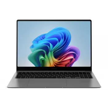 Samsung NP960XHAA-EXP Intel Core Ultra 5 256V Laptop 40,6 cm (16 ίντσες) Οθόνη αφής 2.8K 16 GB LPDDR5x-SDRAM 512 GB SSD Wi-Fi 7 (802.11be) Windows 11 Home Γκρι