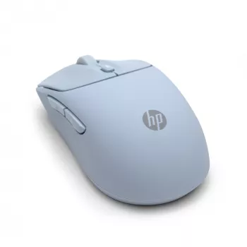 HP 400 Αθόρυβο μπλε ασύρματο ποντίκι, αμφίχειρο, RF Wireless + Bluetooth, 6000 DPI, Μπλε