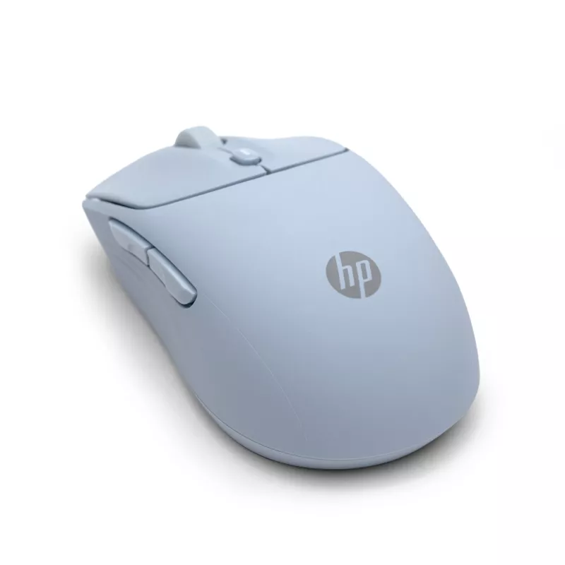HP 400 Αθόρυβο μπλε ασύρματο ποντίκι, αμφίχειρο, RF Wireless + Bluetooth, 6000 DPI, Μπλε