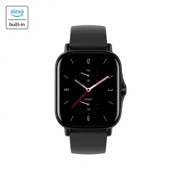 Amazfit GTS 2 έξυπνο ρολόι, 4,19 cm (1,65 ίντσες) AMOLED, 43 mm, GPS, κλήσεις Bluetooth, 5 ATM, Midnight Black