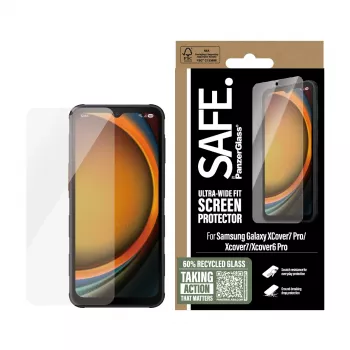 PanzerGlass SAFE. by ® Προστασία οθόνης Samsung Galaxy Xcover7 Pro | Xcover7 | Xcover6 Pro | Ultra-Wide Fit