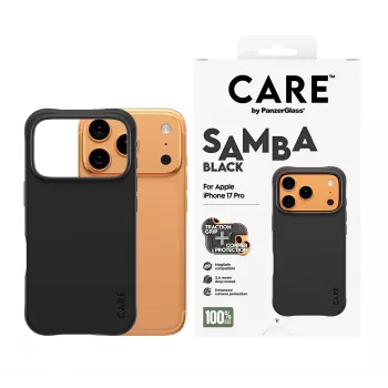 Θήκη PanzerGlass CARE by Fashionable Case Samba Black με MagSafe iPhone 17 Pro