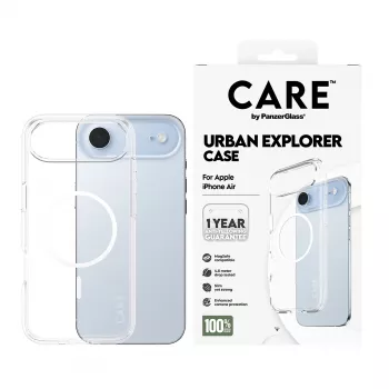 Θήκη PanzerGlass CARE by Flagship Case Transparent Urban Explorer White MagSafe iPhone 17 Air