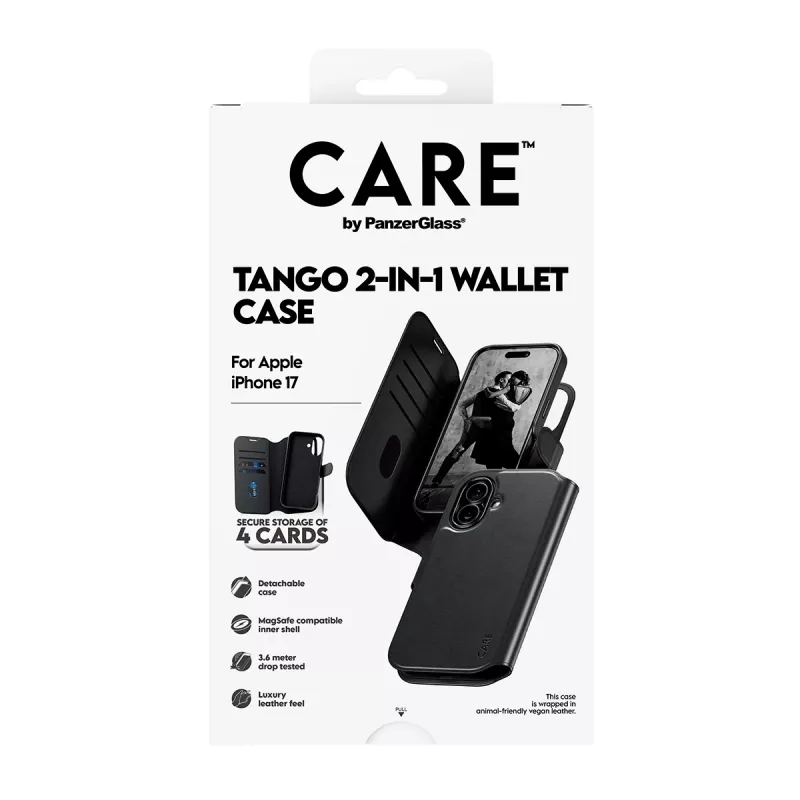 Θήκη πορτοφόλι PanzerGlass CARE™ by ® Tango 2-in-1 με MagSafe iPhone 17