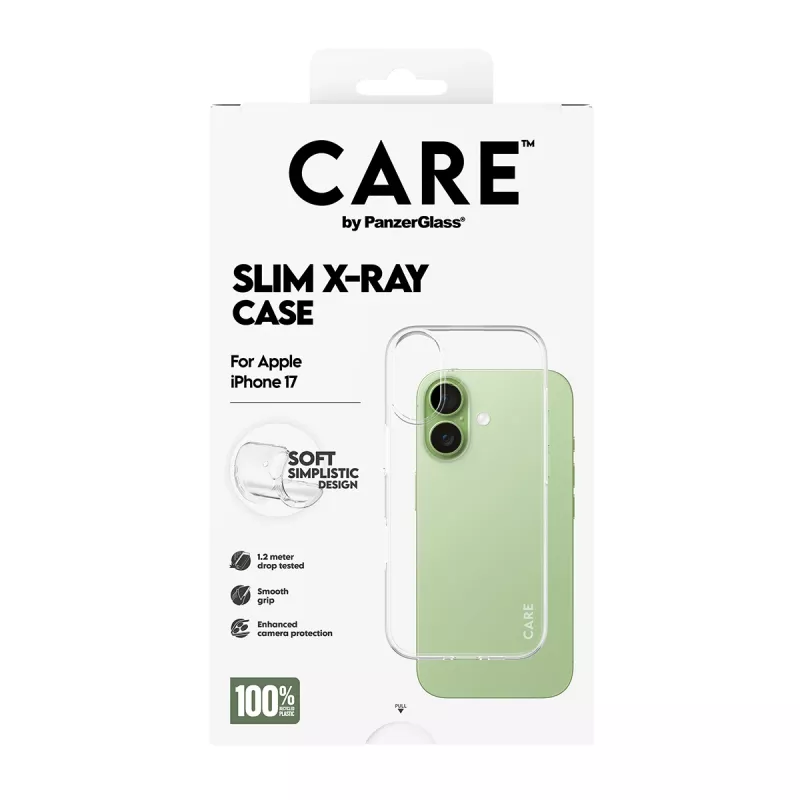 Θήκη κινητού PanzerGlass μοντέρνα θήκη διαφανής X-Ray Soft Basic για iPhone 17