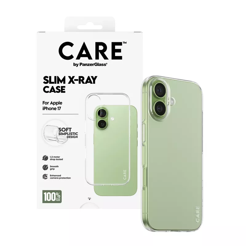 Θήκη κινητού PanzerGlass μοντέρνα θήκη διαφανής X-Ray Soft Basic για iPhone 17