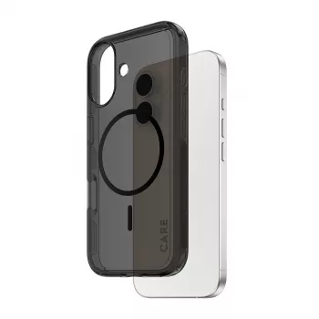 Θήκη PanzerGlass CARE™ by ® Urban Explorer Case Smokey με μαύρο MagSafe iPhone 17