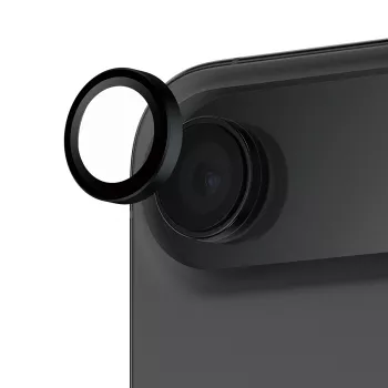 Προστασία φακού κάμερας PanzerGlass Hoops για iPhone Air — σκληρυμένο γυαλί, μαύρο, ανθεκτικό σε γρατσουνιές και κρούσεις